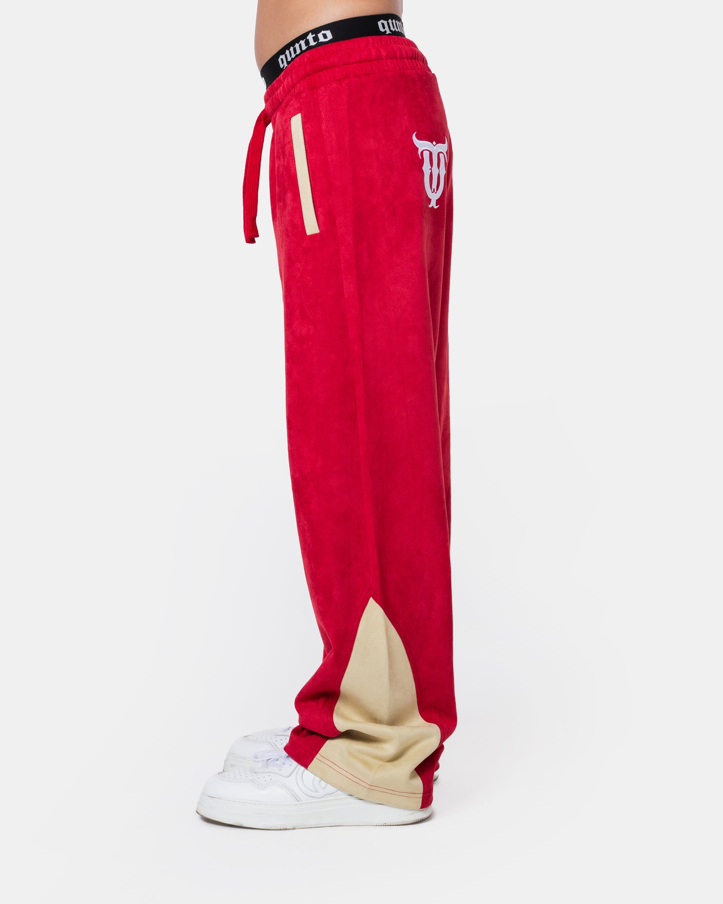 RED TRACK PANTS