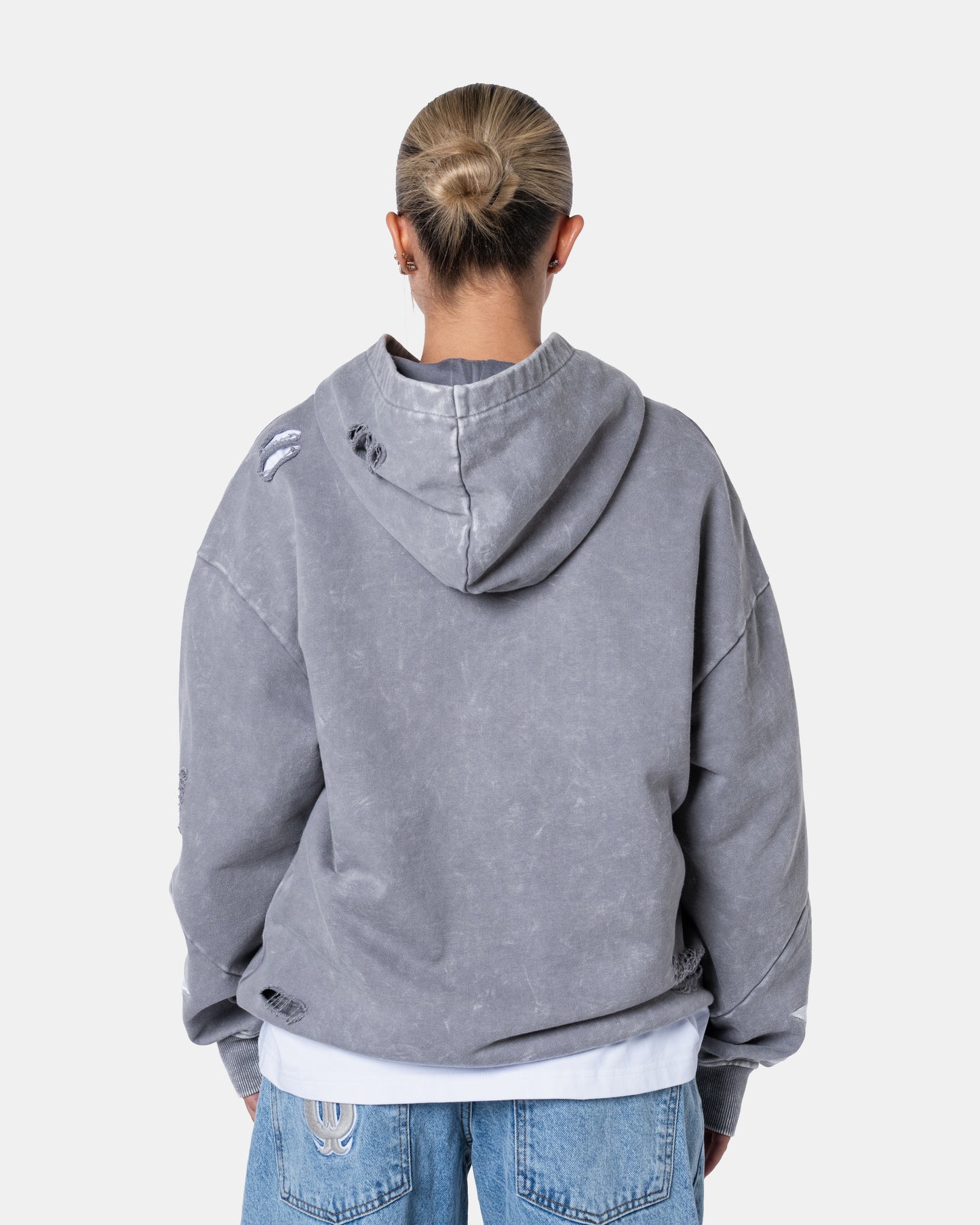 QUNTO STAR HOODIE GREY