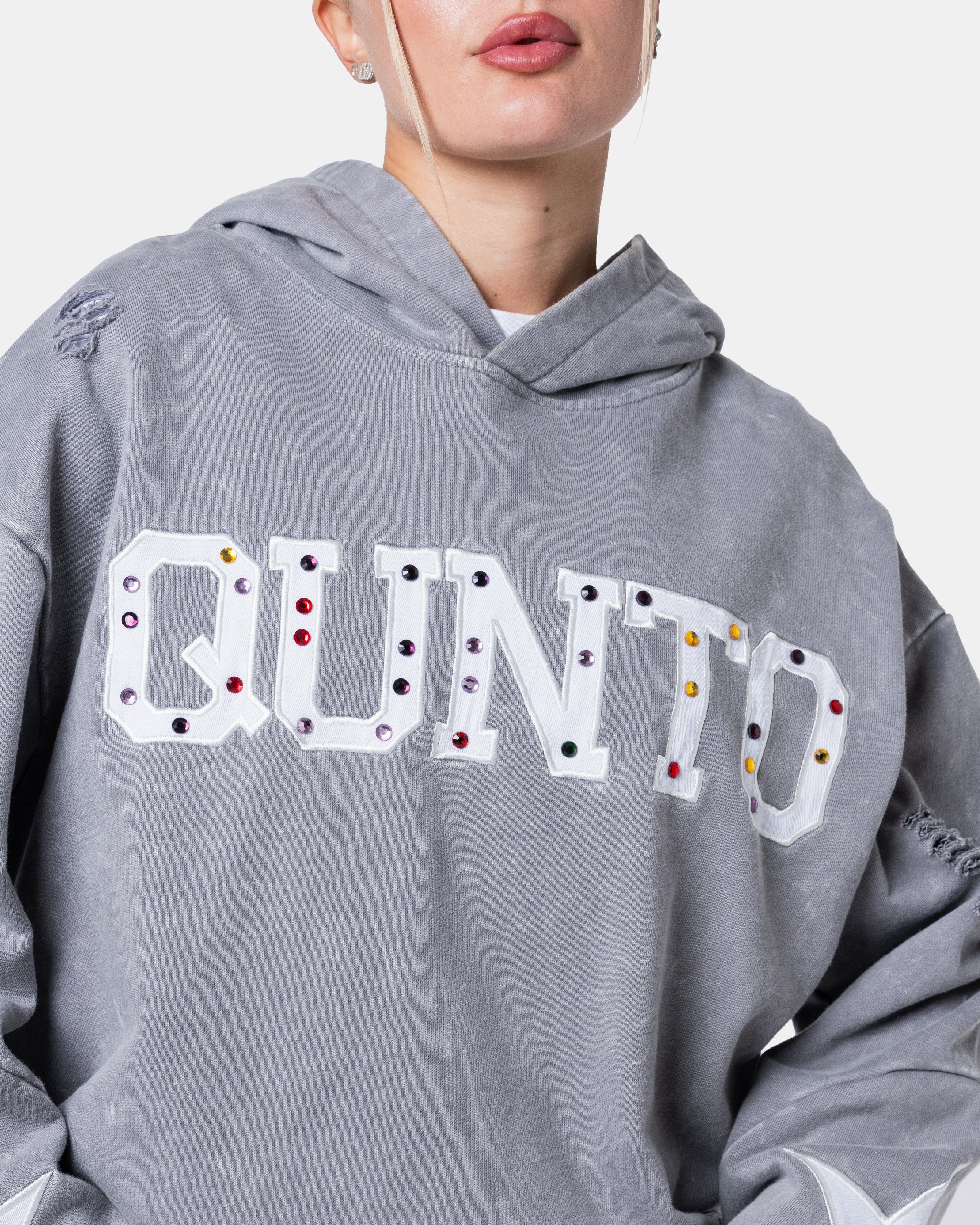 QUNTO Star Hoodie Grey