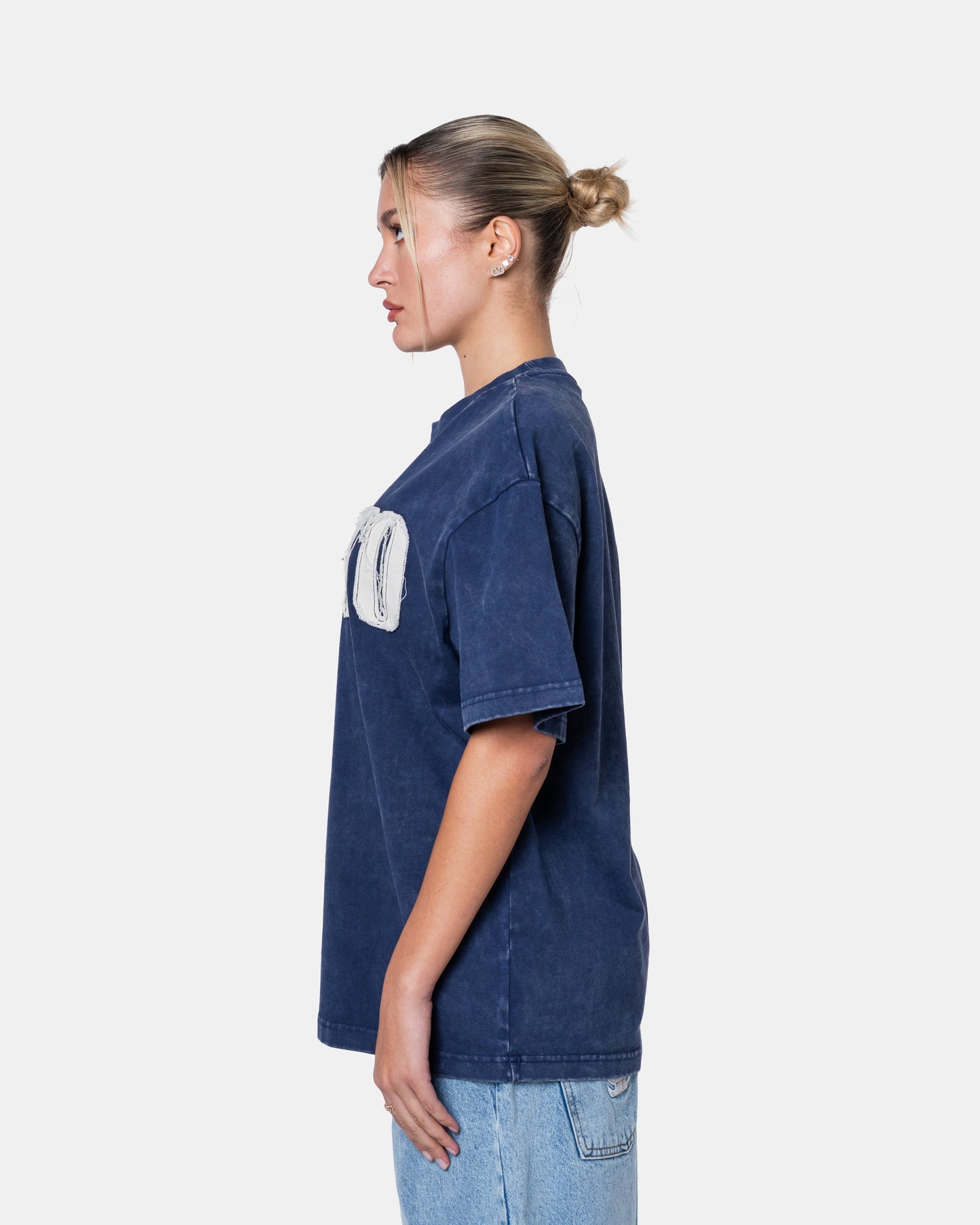 QUNTO OVERSIZE TEE BLUE