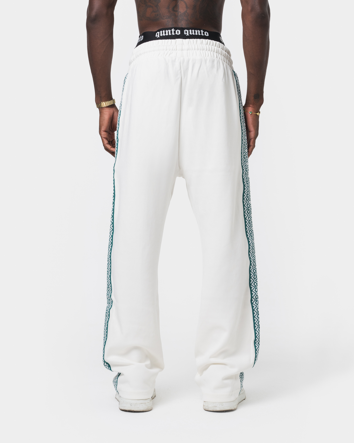 HERITAGE TRACK PANTS CREAM