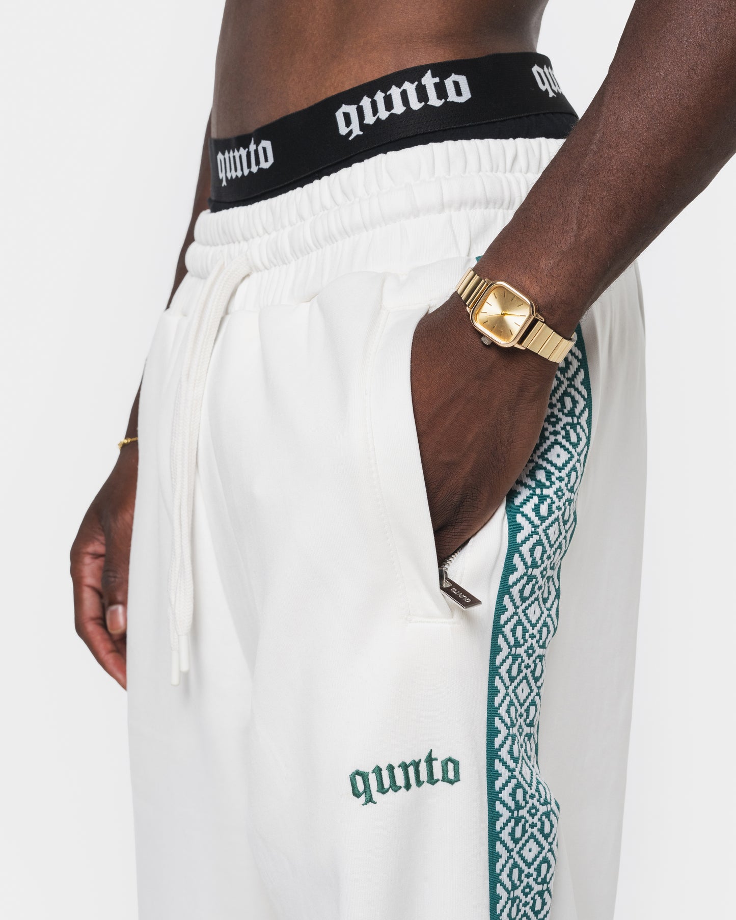 HERITAGE TRACK PANTS CREAM
