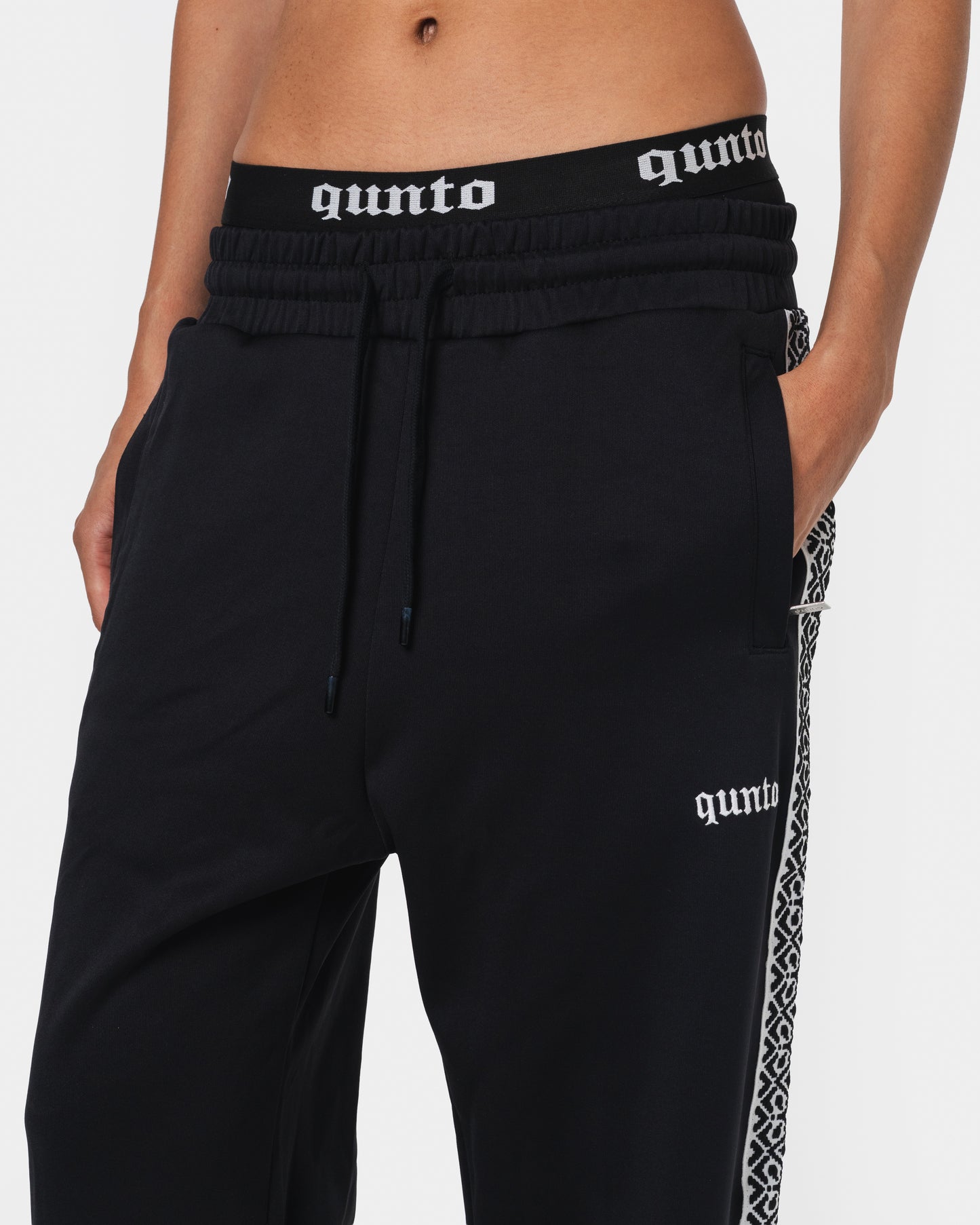 HERITAGE TRACK PANTS BLACK