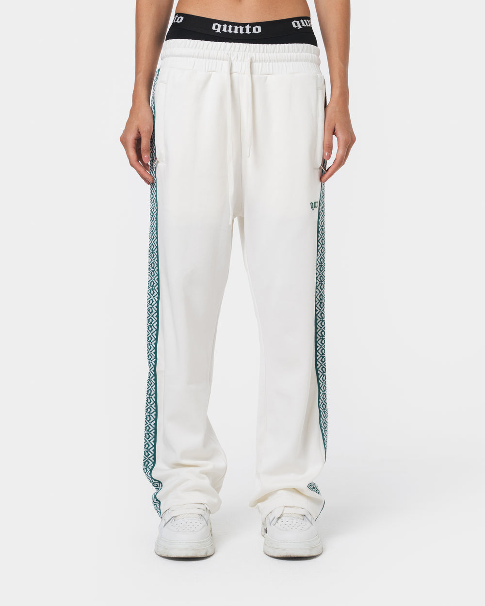 HERITAGE TRACK PANTS CREAM