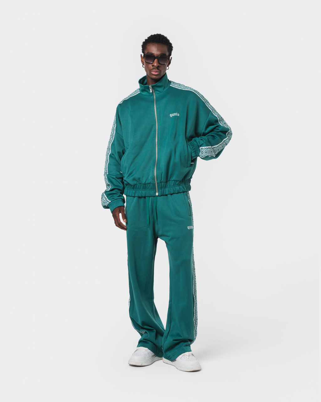 HERITAGE TRACK PANTS GREEN