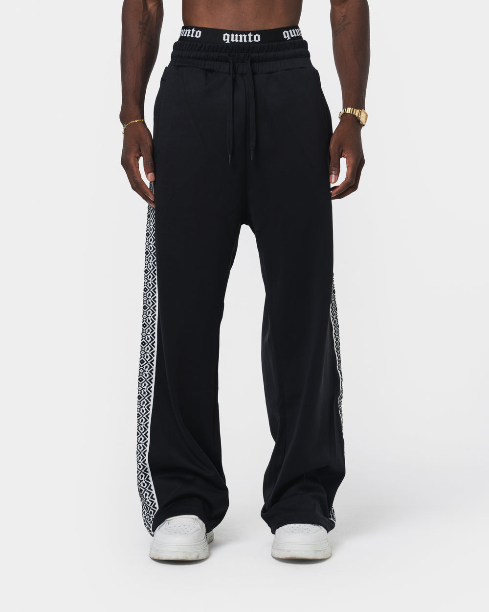 HERITAGE TRACK PANTS BLACK