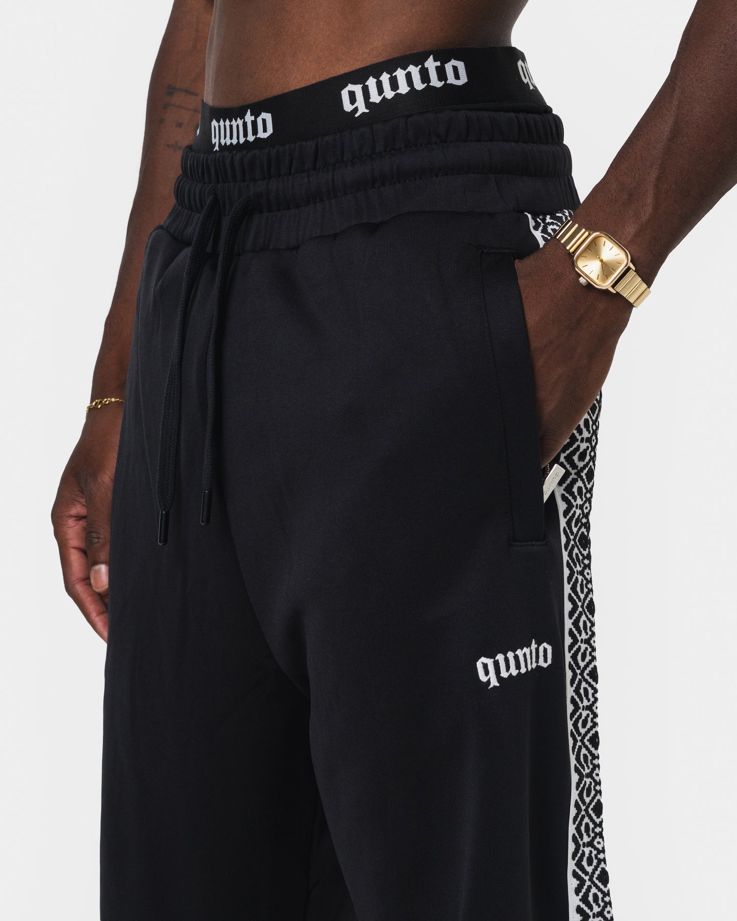 HERITAGE TRACK PANTS BLACK