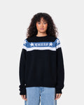 Star Banner Sweater Black