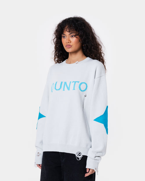 Destroy Sweater Knit Grey