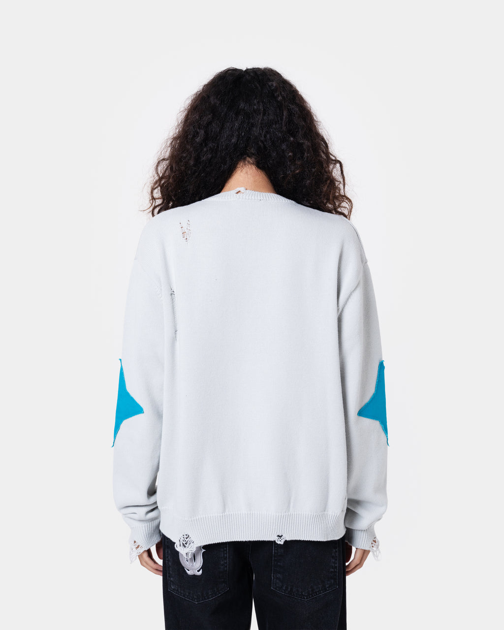 Destroy Sweater Knit Grey