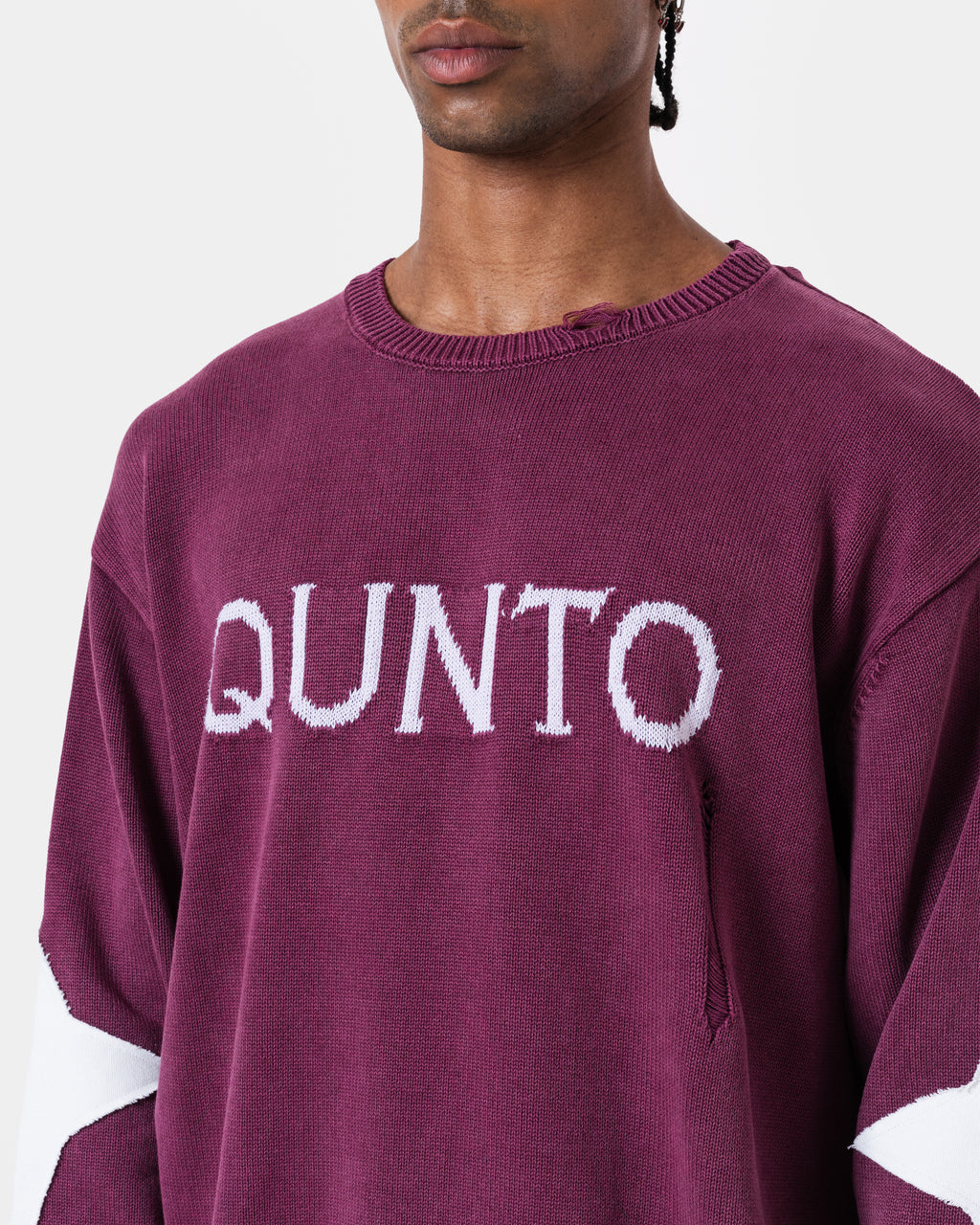 Destroy Sweater Knit Red