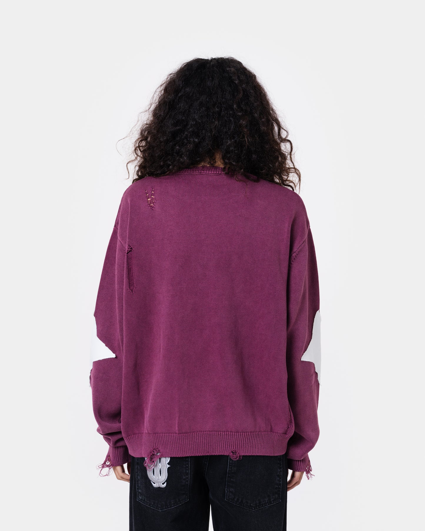 DESTROY SWEATER KNIT RED