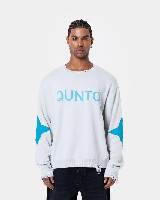 DESTROY SWEATER KNIT GREY