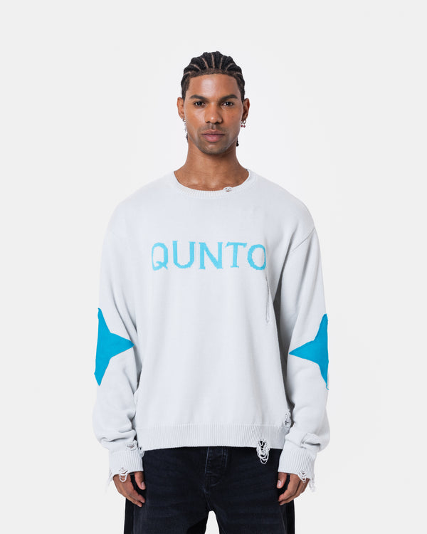 Destroy Sweater Knit Grey