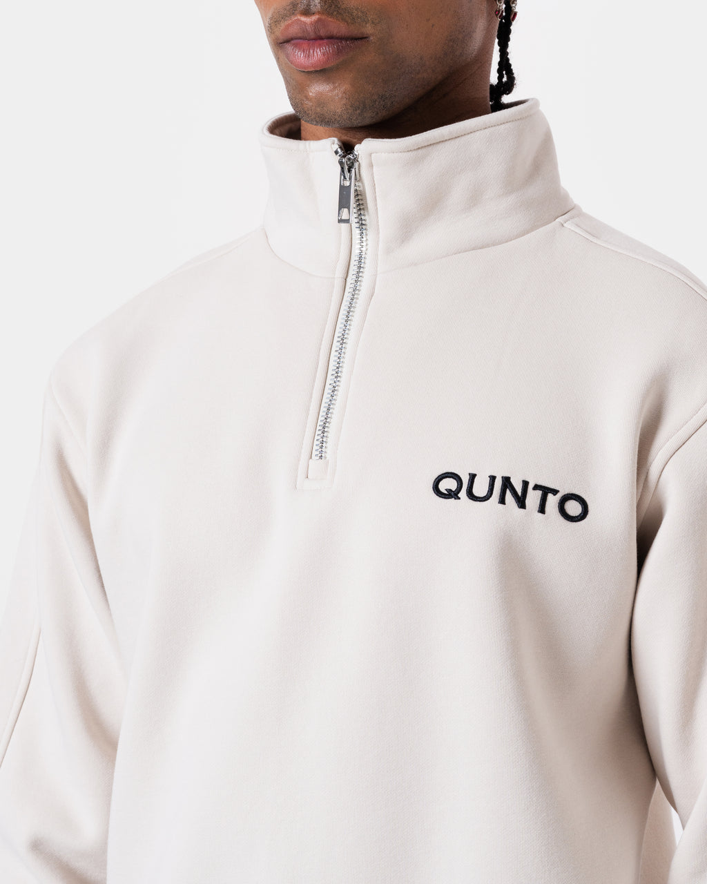 Fat QUNTO Half Zip Cream