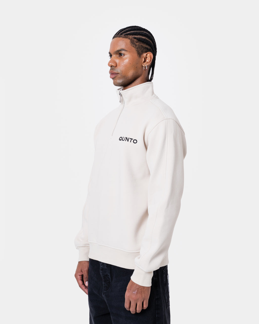Fat QUNTO Half Zip Cream