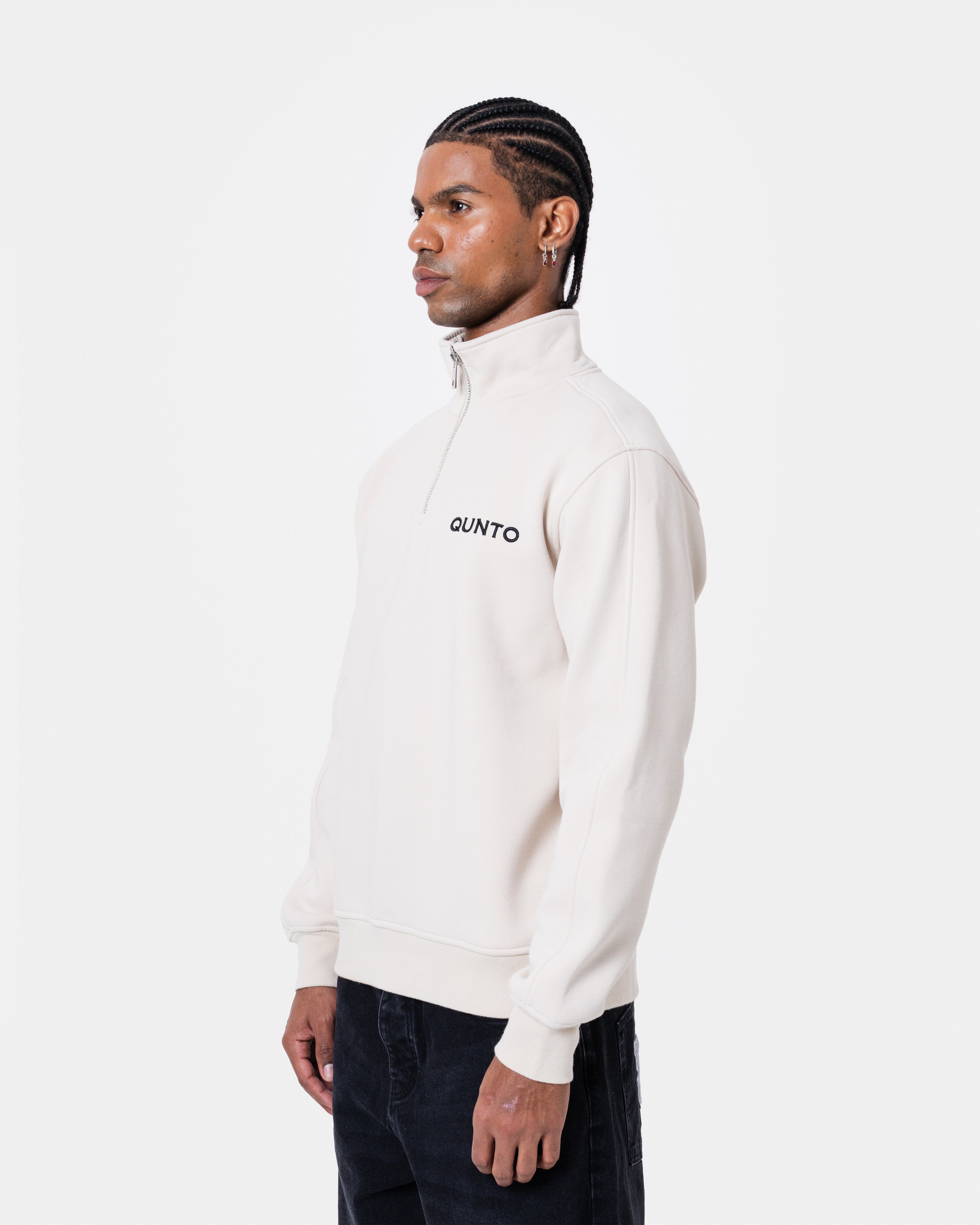 Fat QUNTO Half Zip Cream