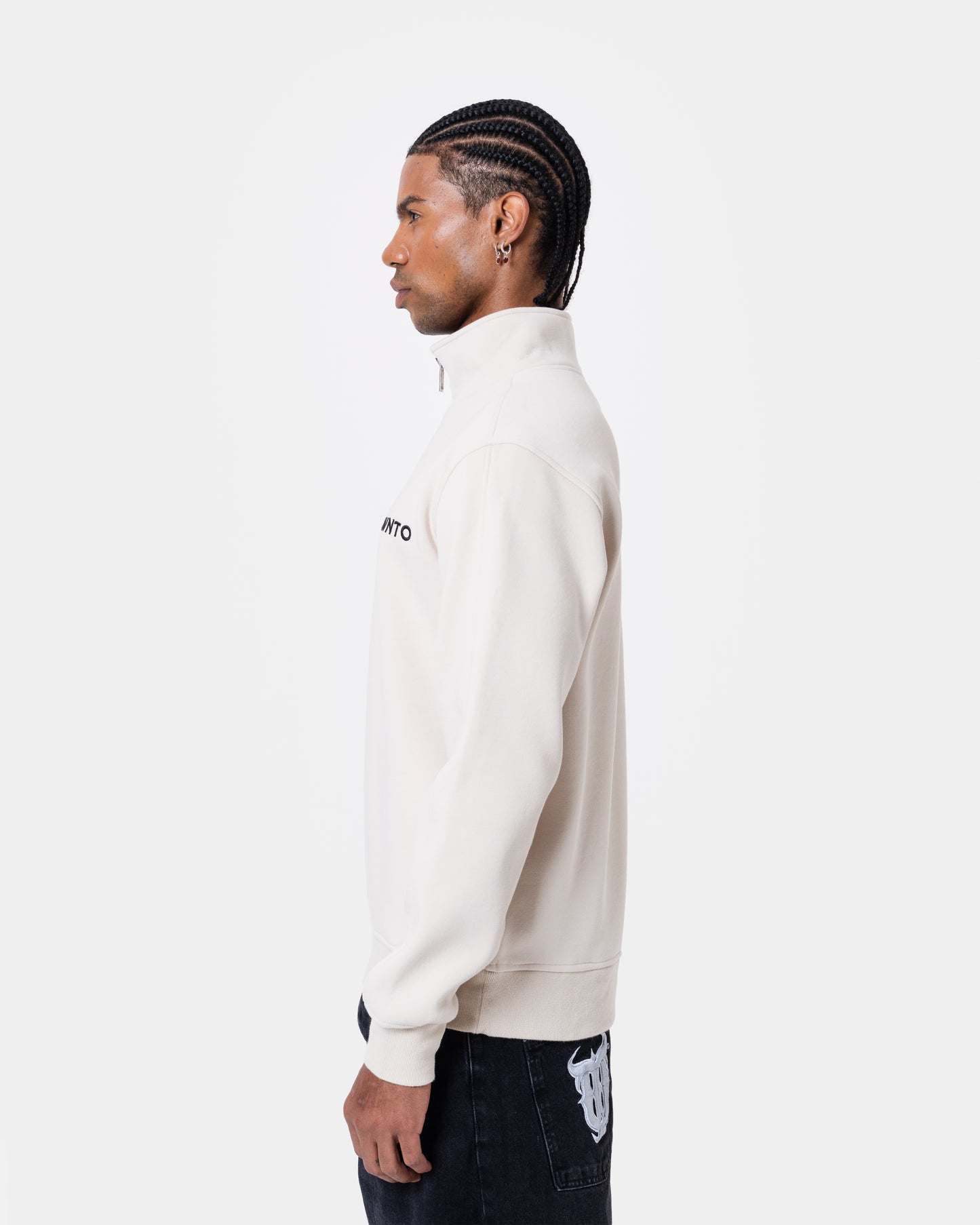 FAT QUNTO HALF ZIP CREAM