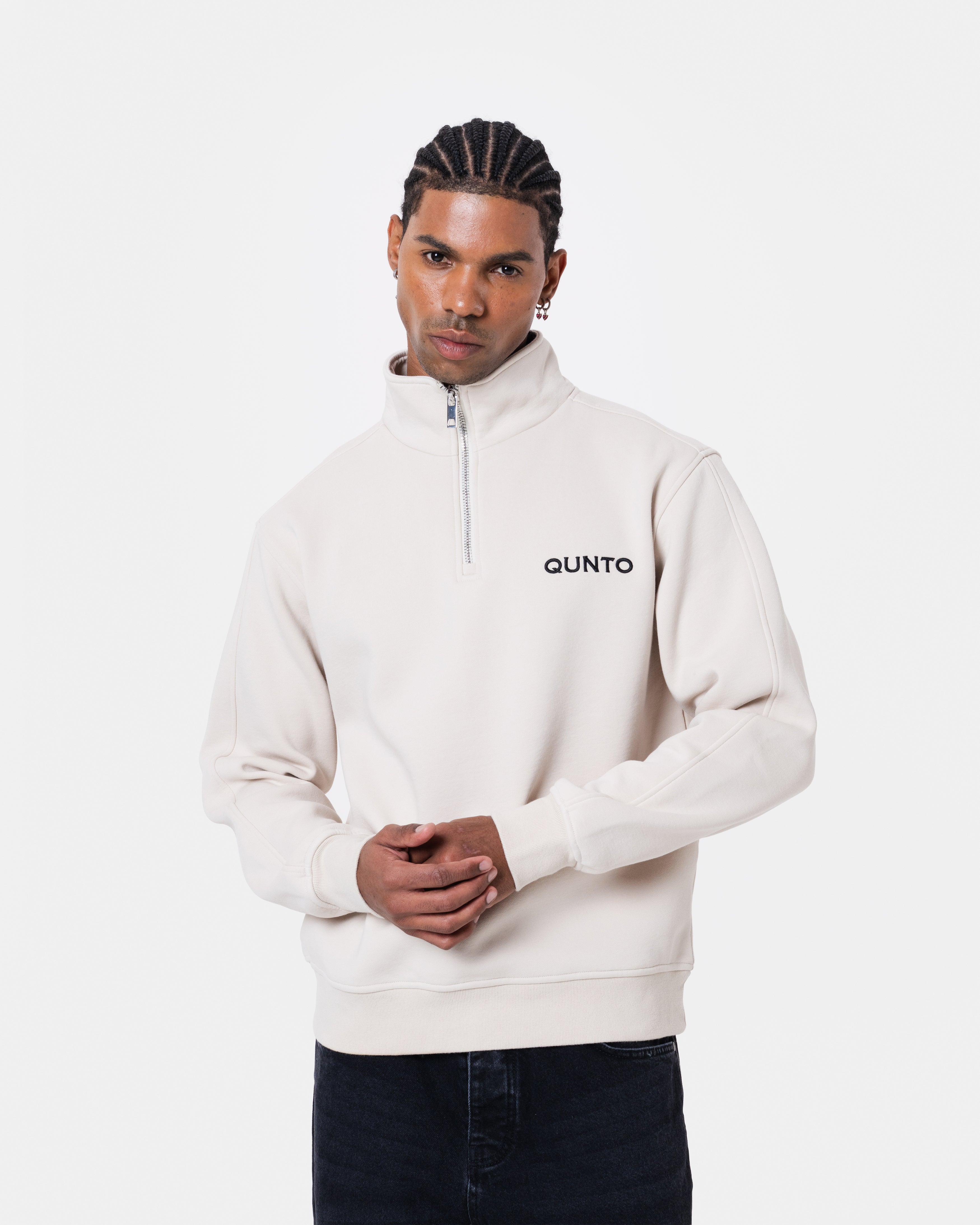 Fat QUNTO Half Zip Cream