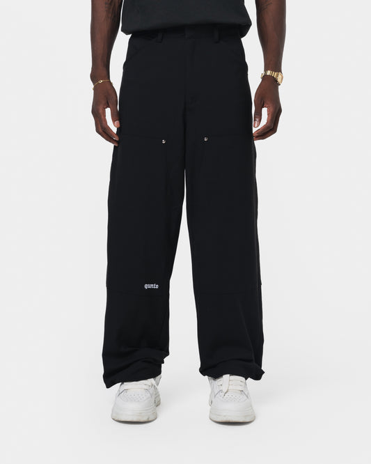 QT CARGO PANTS BLACK