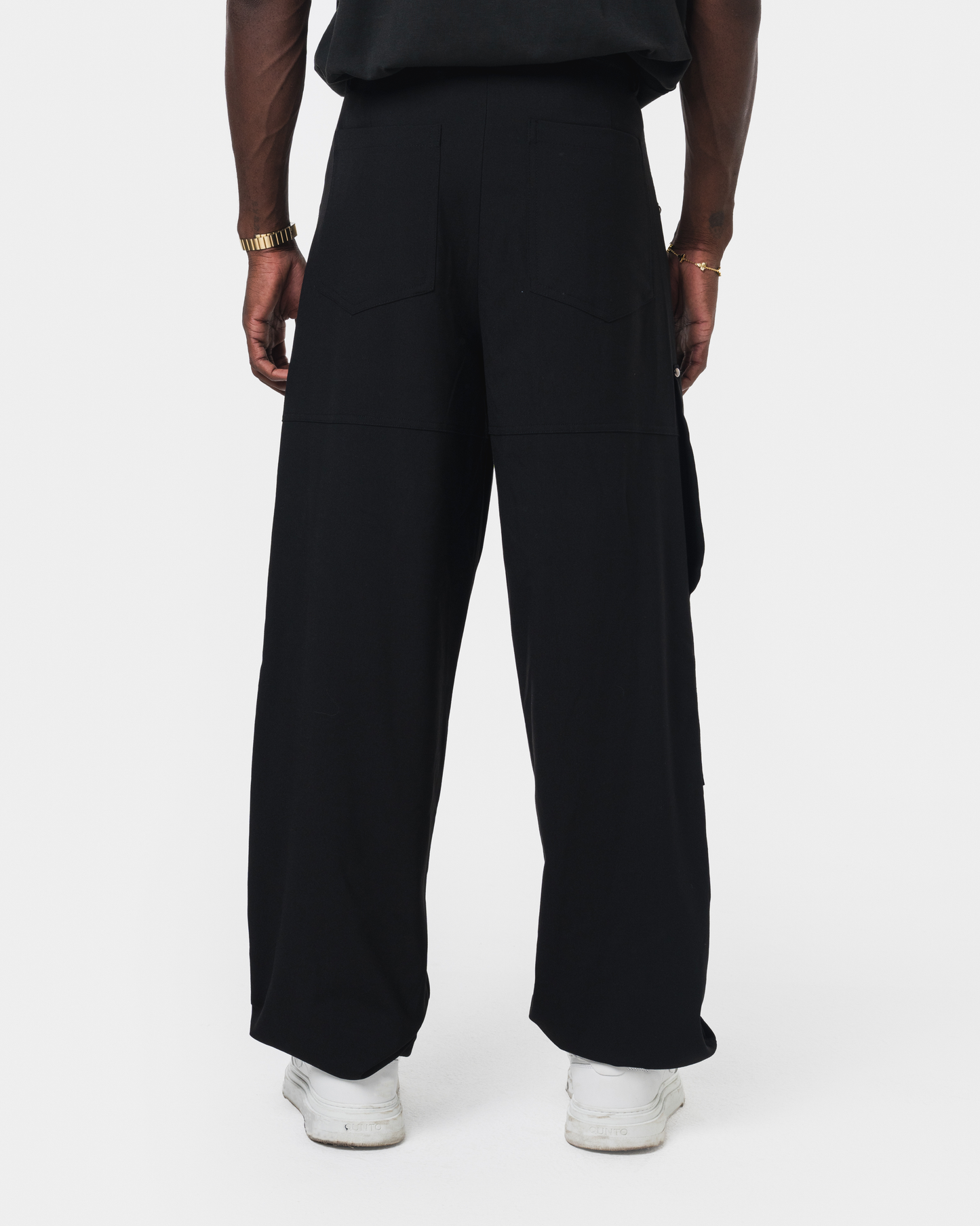 QT CARGO PANTS BLACK