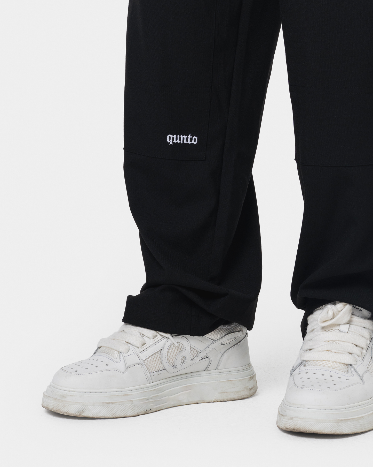 QT CARGO PANTS BLACK