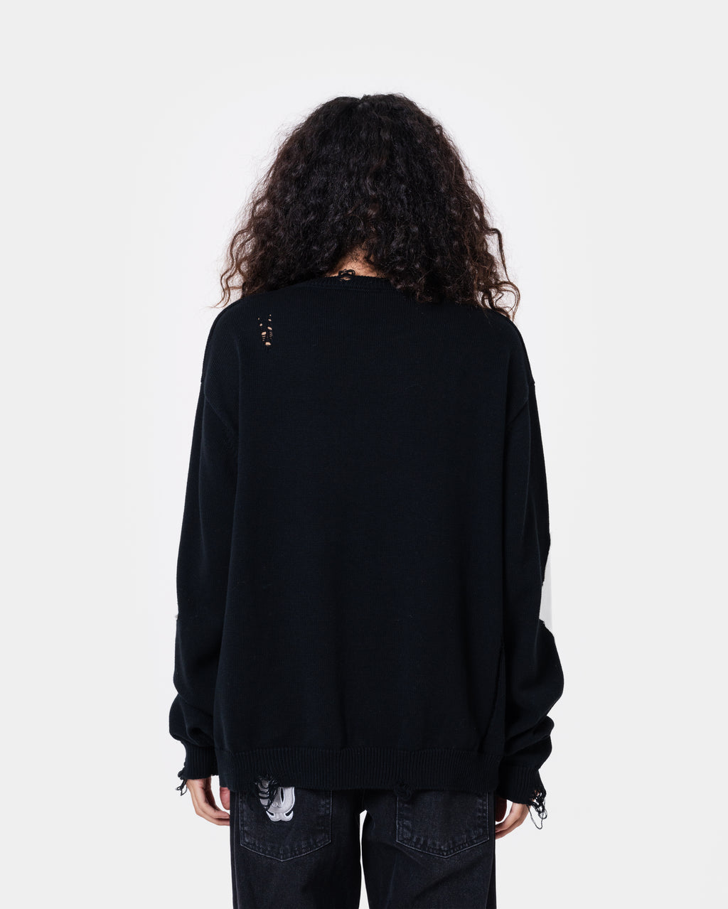 Destroy Sweater Knit Black