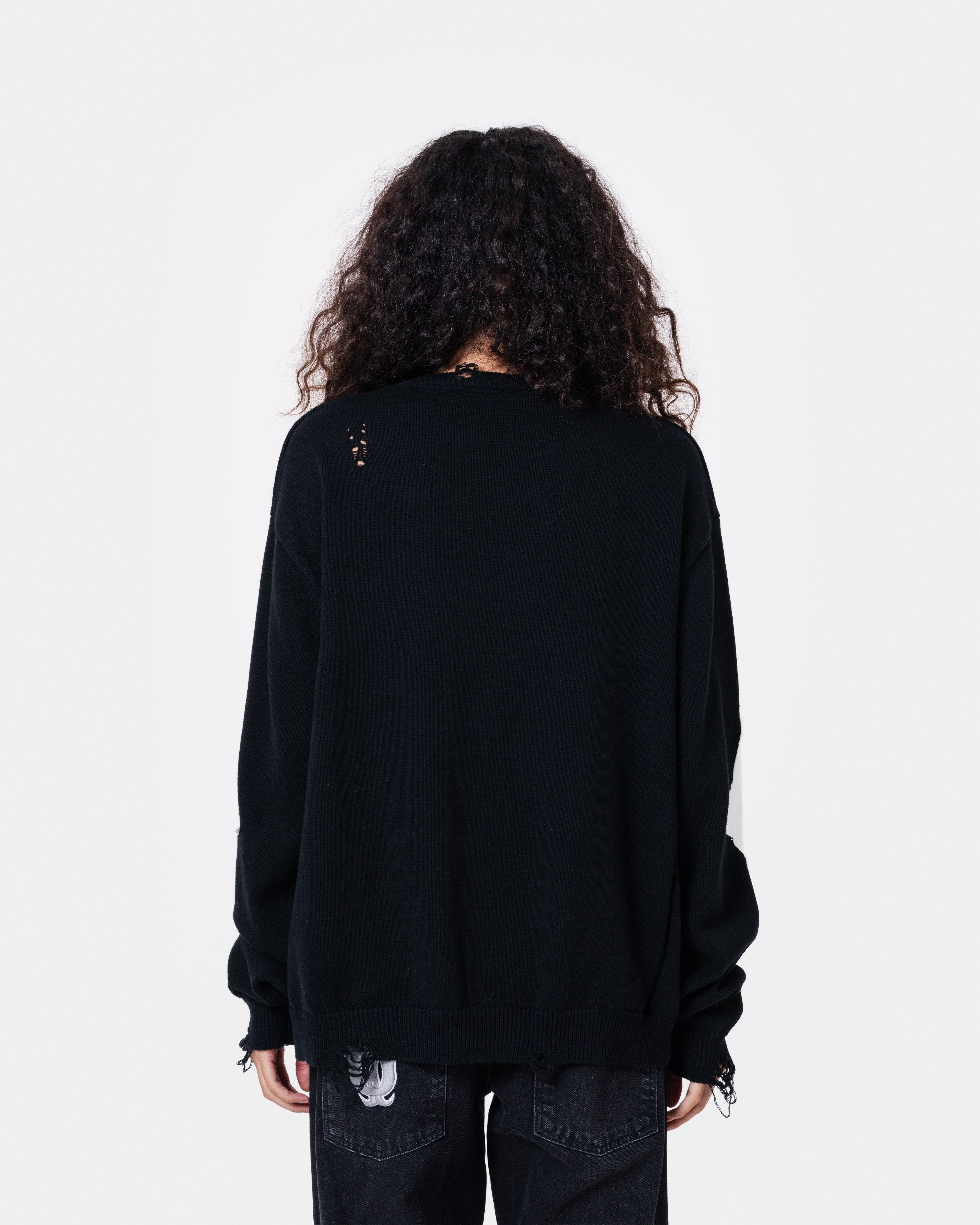 Destroy Sweater Knit Black