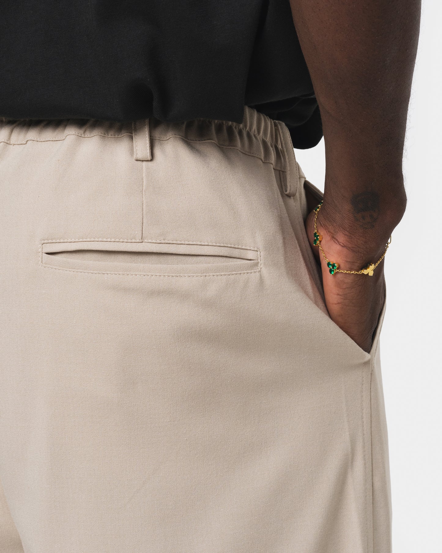 TAILORED PANTS CREAM