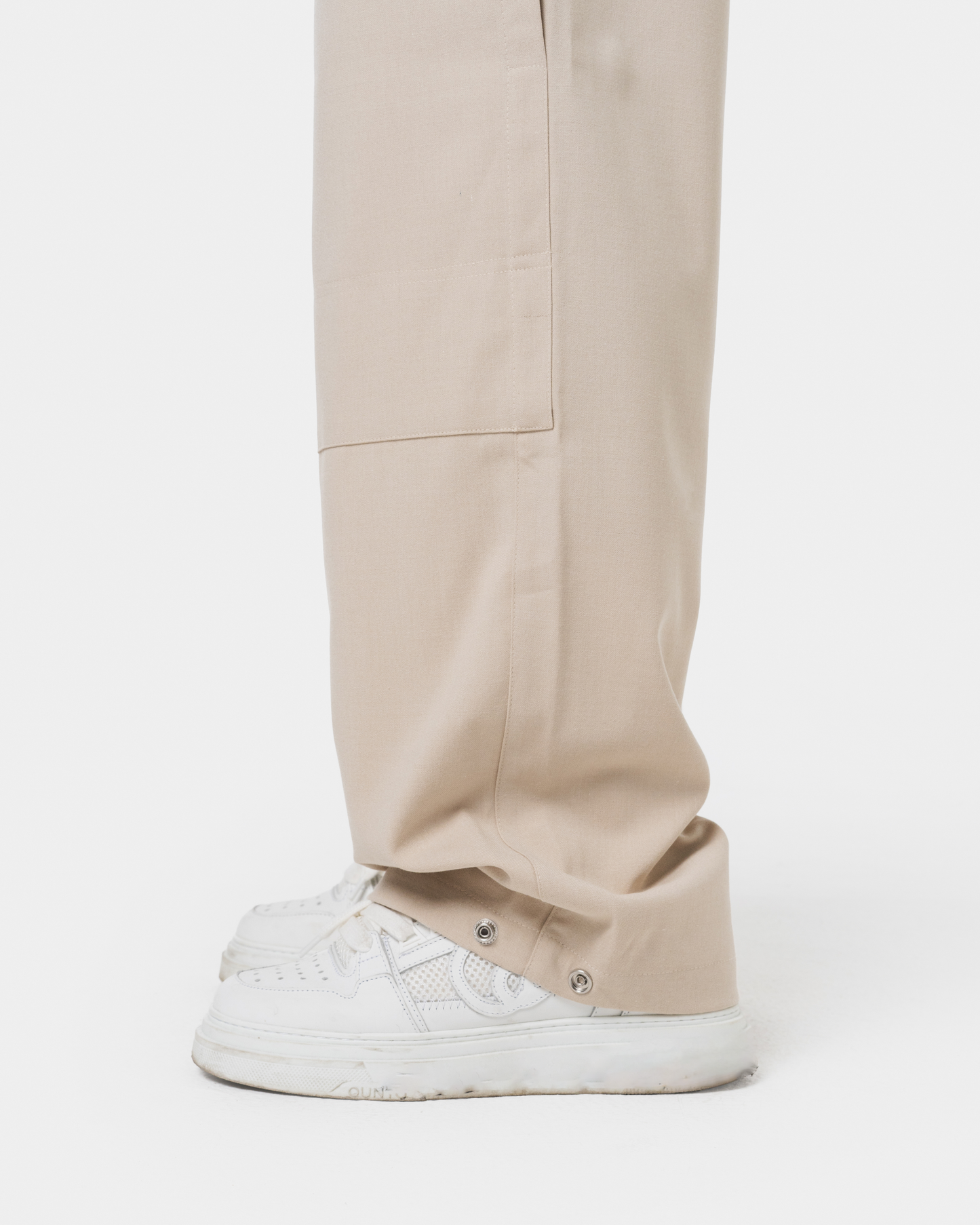 QT CARGO PANTS CREAM