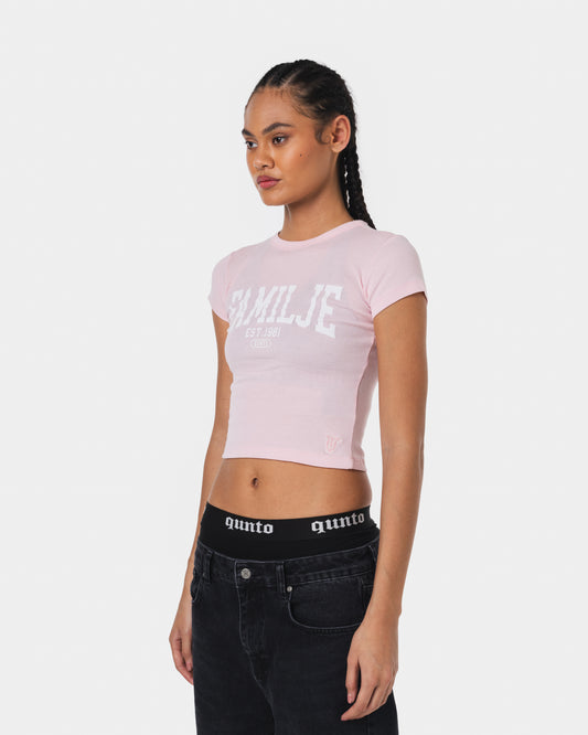FAMILJE PINK BABY TEE
