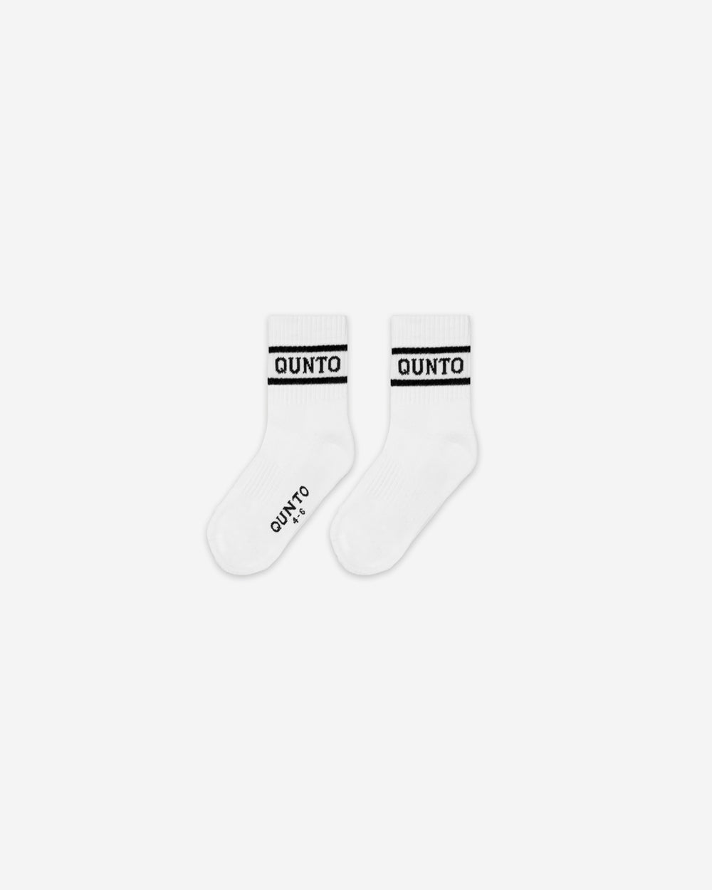 2 Pair Black Kids Socks