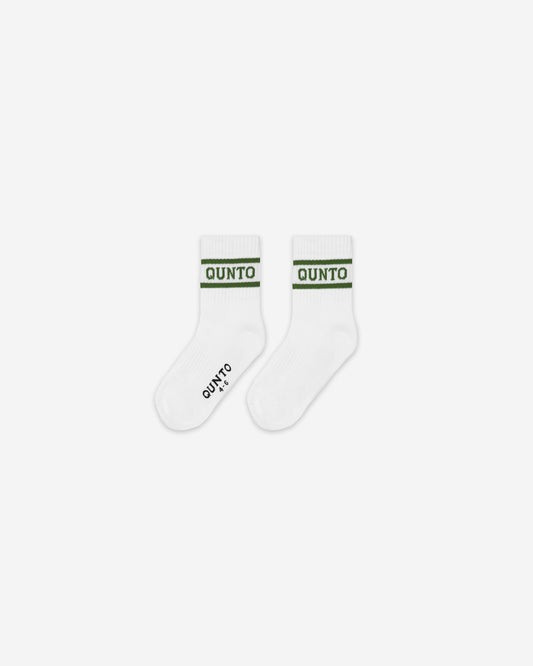 2 Pair Green Kids Socks