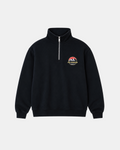 Alaska Badge Black Half Zip