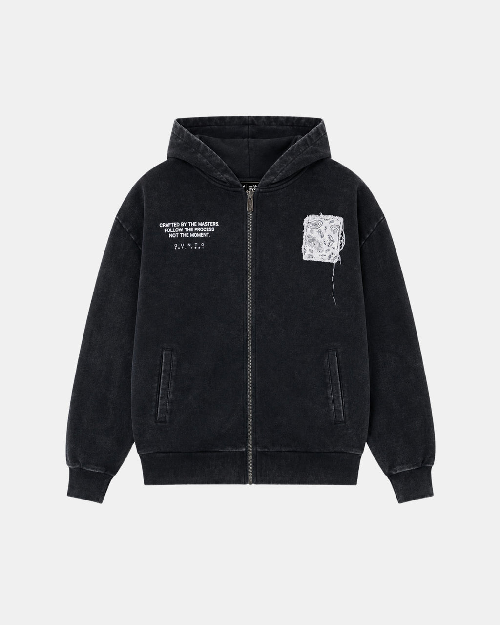 Destroy Zip Hoodie Black