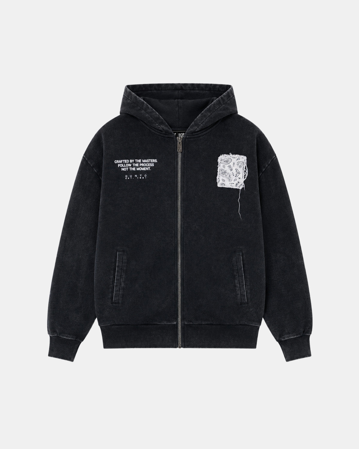 Destroy Zip Hoodie Black