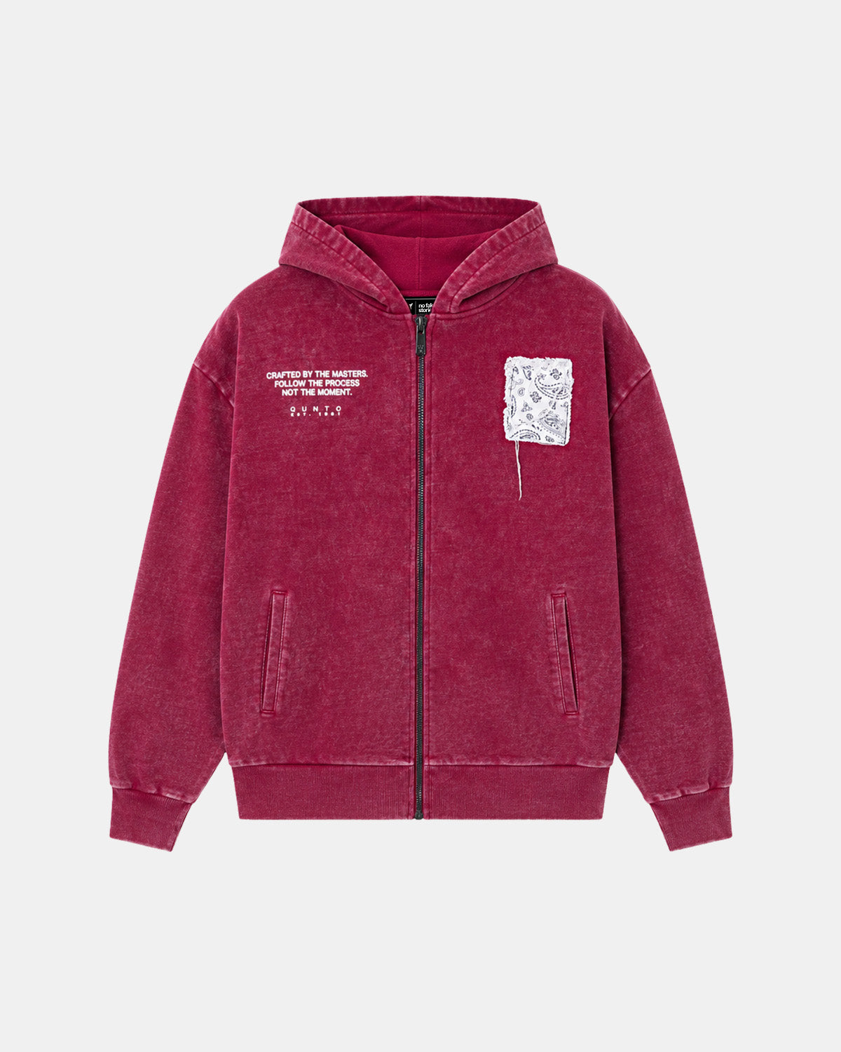 Destroy Zip Hoodie Red