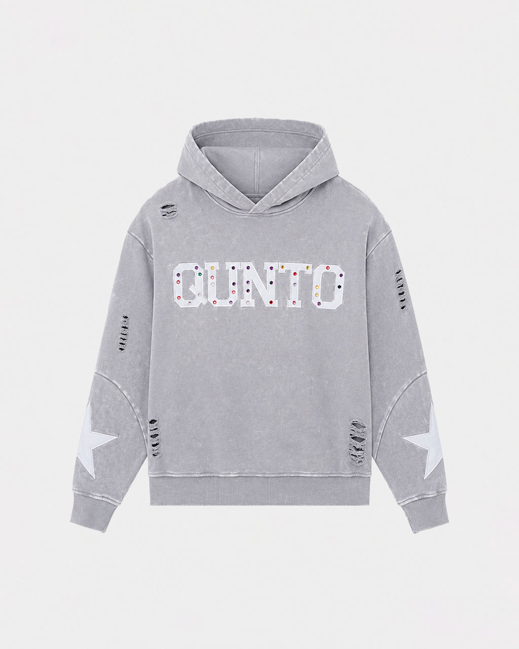 QUNTO Star Hoodie Grey