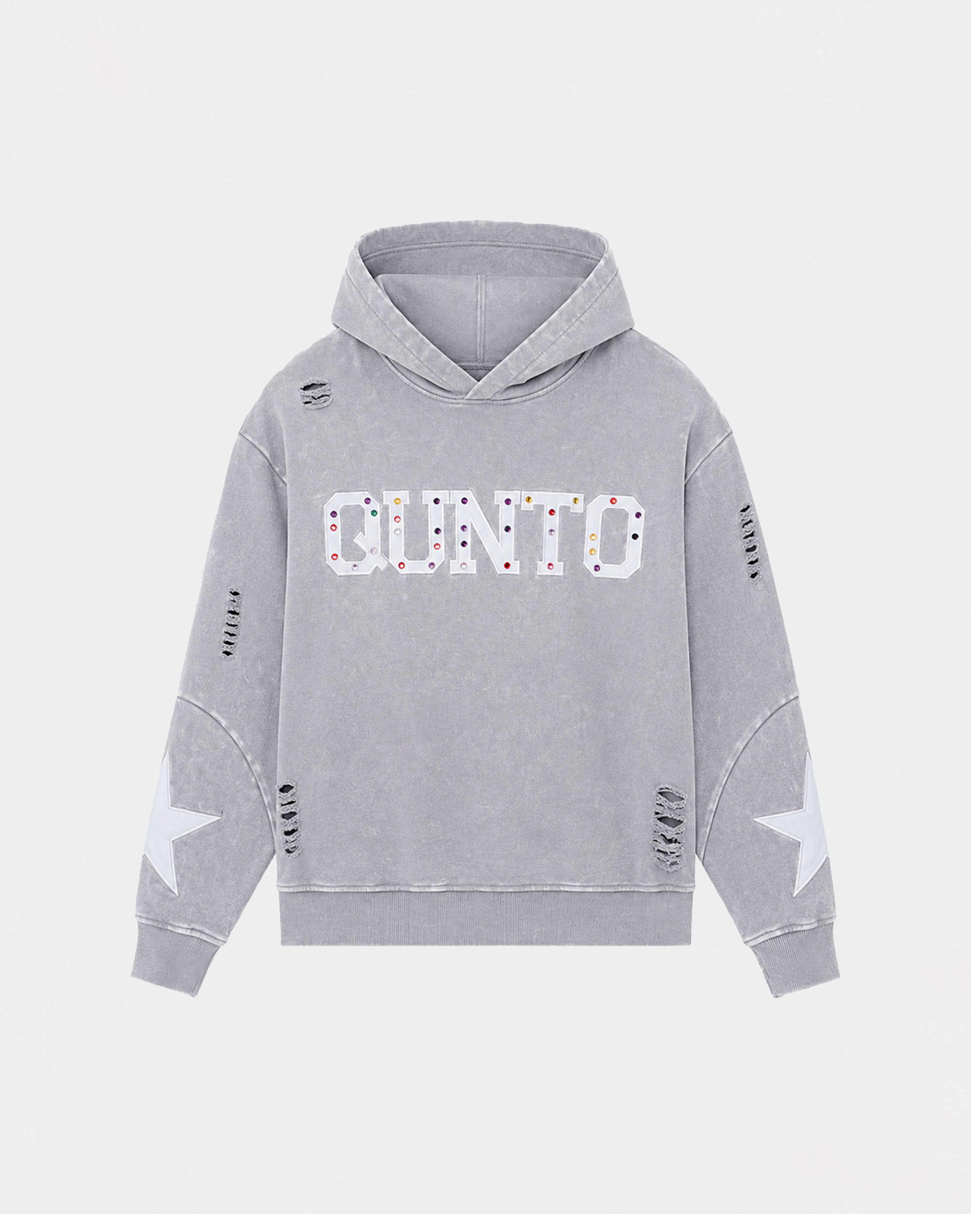 QUNTO Star Hoodie Grey