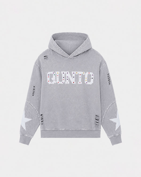 QUNTO Star Hoodie Grey