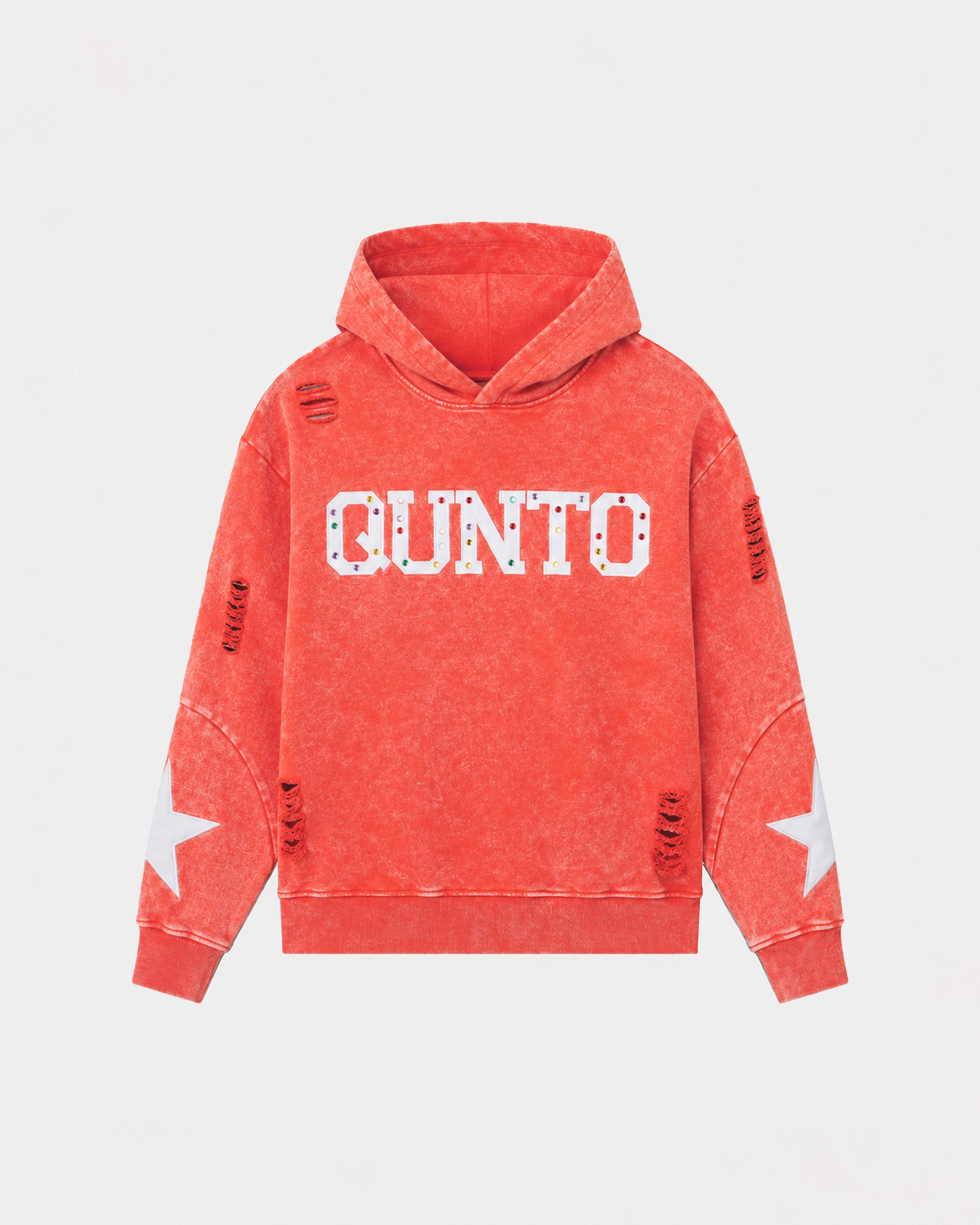 QUNTO Star Hoodie Orange