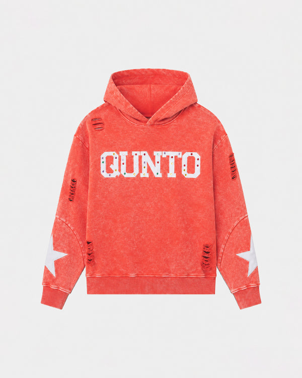 QUNTO Star Hoodie Orange