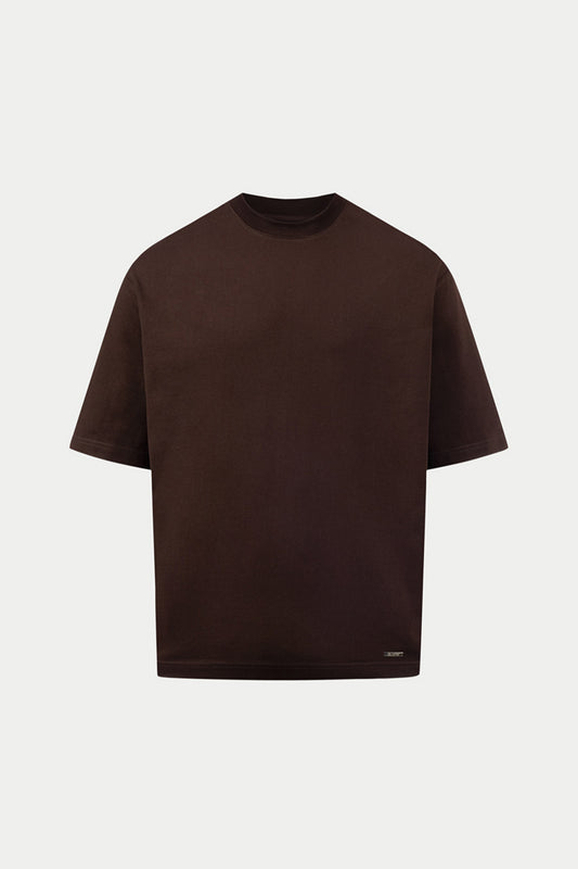 Heavy Oversized T-Shirt Brown