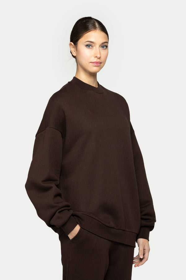 Heavy Oversized Sweater Brown