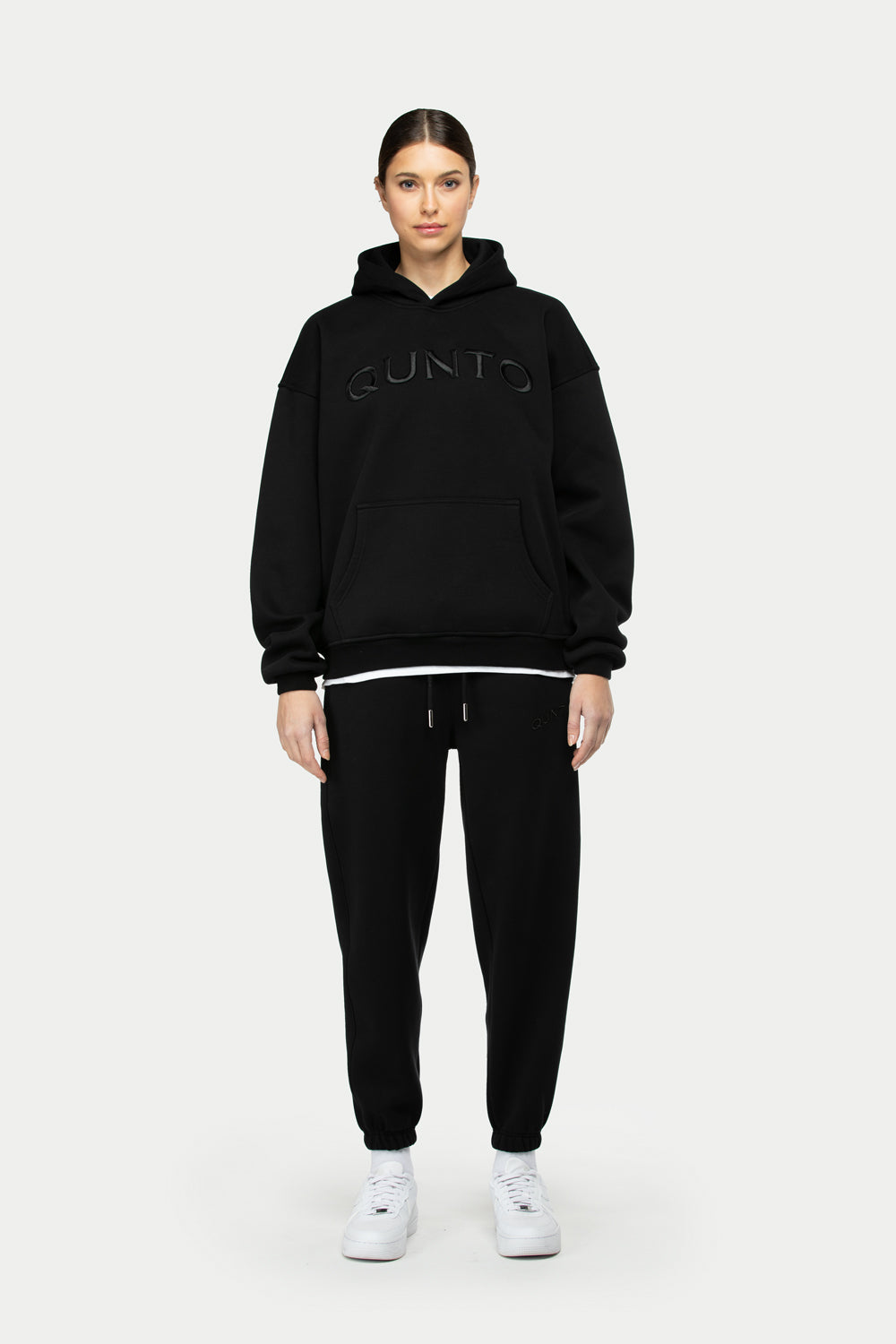 FAT QUNTO HOODIE BLACK