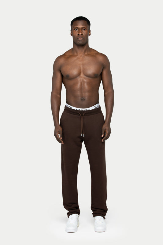 HEAVY LOOSE JOGGER BROWN