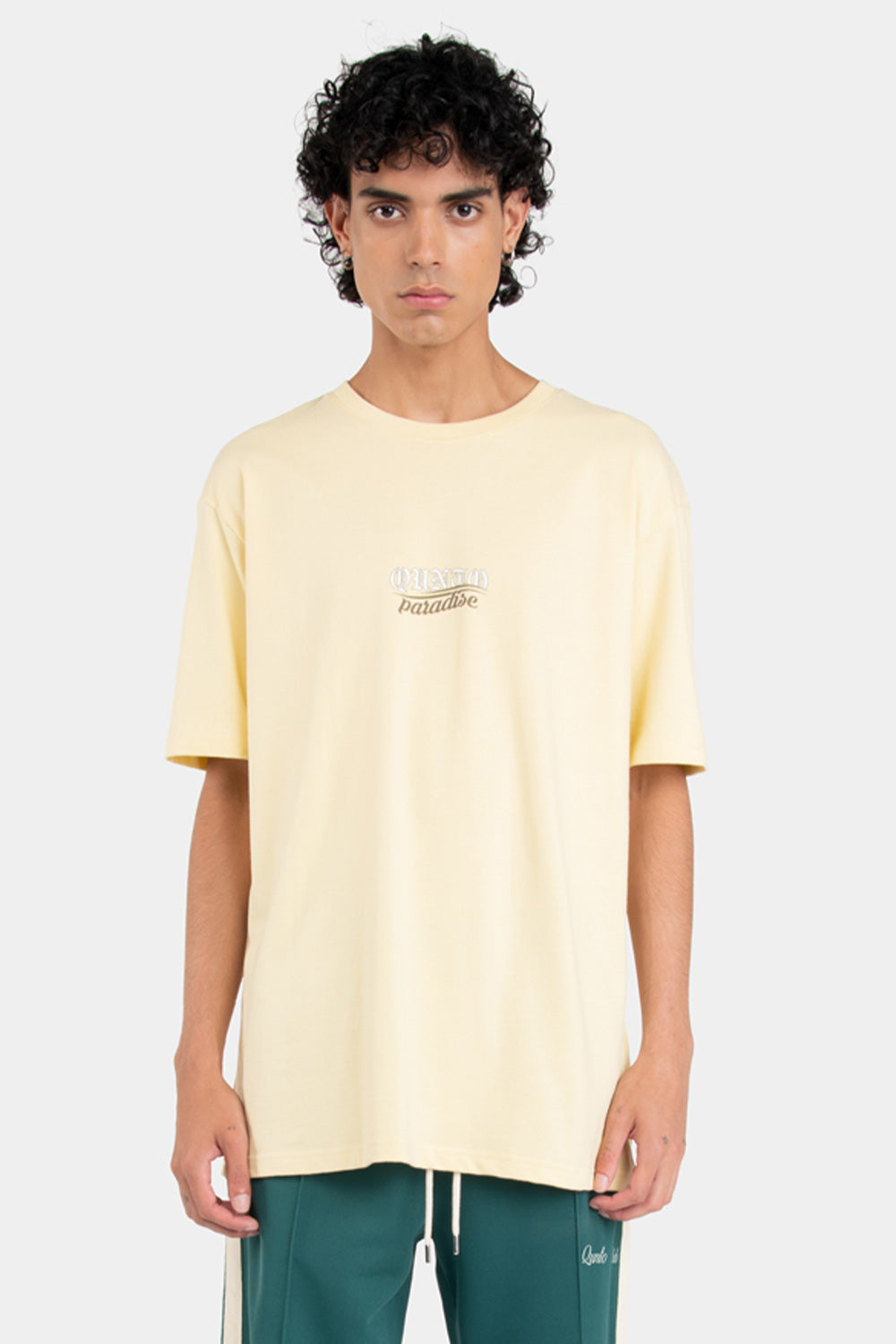 Miami Paradise T-Shirt Light Yellow