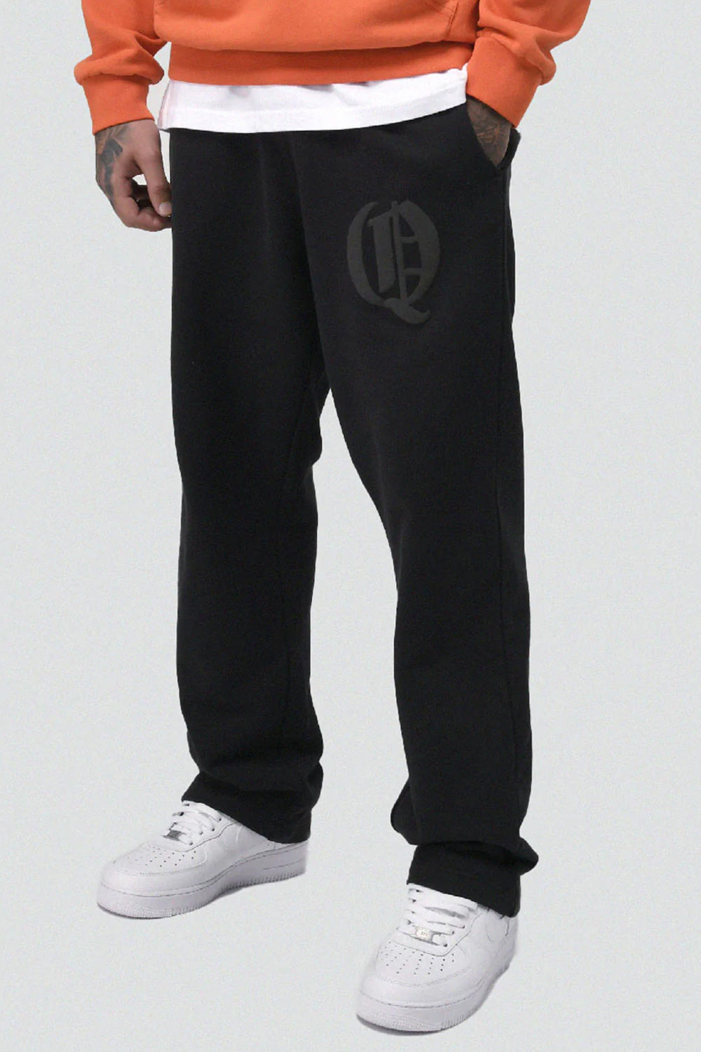 Puffer Q Jogger Pants Black