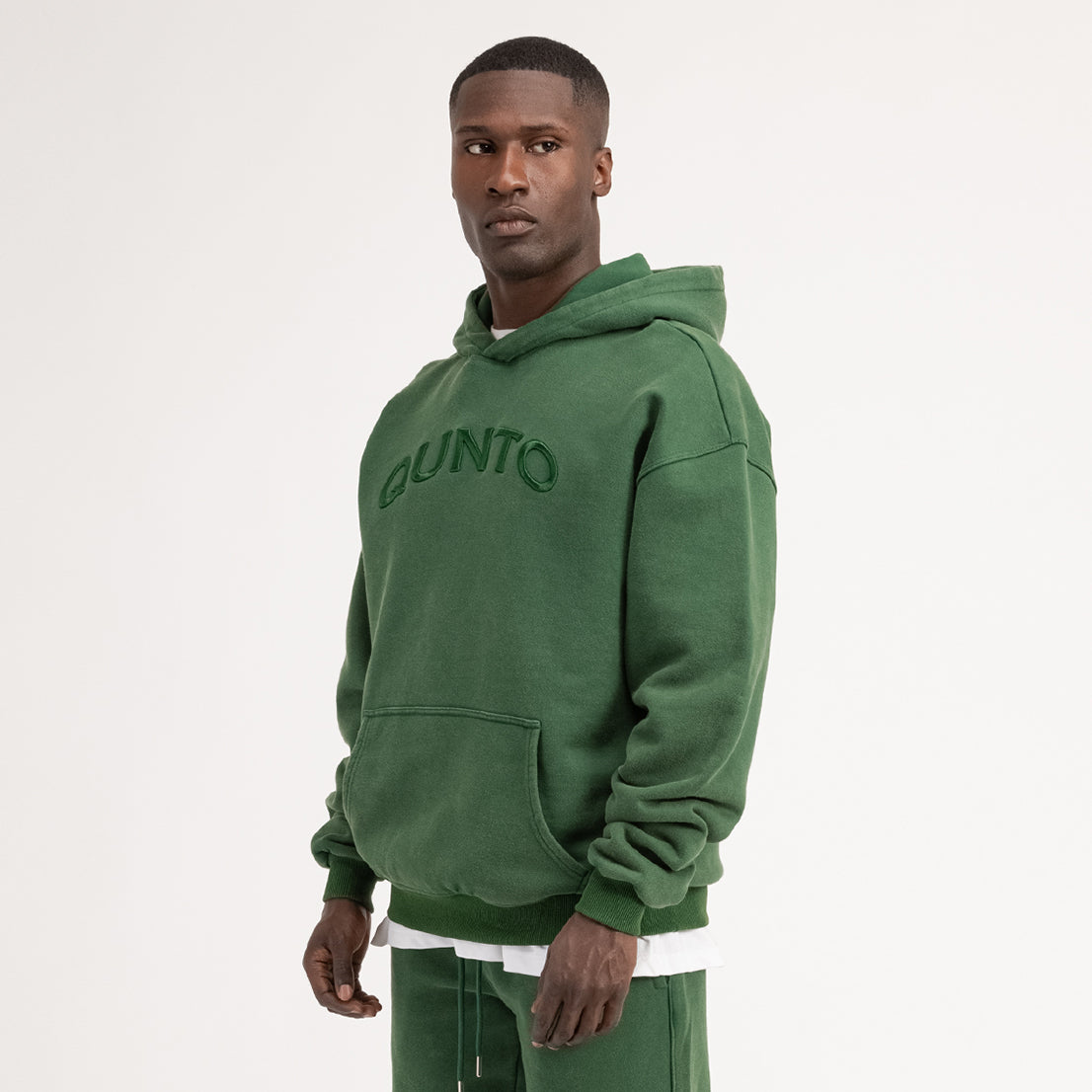 FAT QUNTO GREEN HOODIE