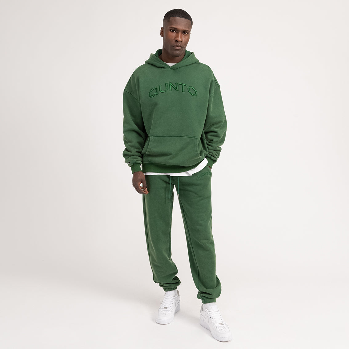 FAT QUNTO GREEN HOODIE